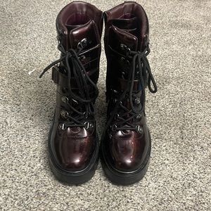 Guess boot heeled shoes